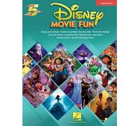 Hal Leonard – Disney Movie Fun – Piano: Five Finger Piano – 2nd Edition – 10 Favorites