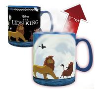 ABYSTYLE - Thermo-Reactive Mug The Lion King - Official Disney Product - 460 ml - Changes on Contact Heat - Cardboard Box
