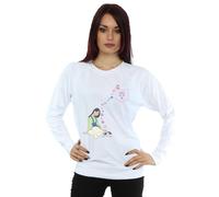 Disney Women's Mulan Always Here For You Sweatshirt in White | Size: Medium Disney White M