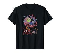 Disney Mulan And Mushu Collage Portrait Logo T-Shirt