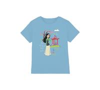Disney Mulan Be True to You kids t-shirt in Light Blue | Size: 7-8 Years Disney Light Blue 7-8 Years