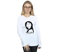 Disney Women's Mulan Chopsticks Sweatshirt in White | Size: Large Disney White L