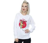 Disney Mulan Dragon Circle Sweatshirt In White White XXL