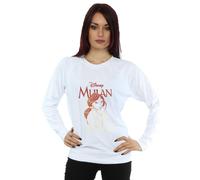 Disney Mulan Dragon Sketch Sweatshirt In White White