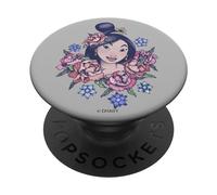 Disney Mulan Floral Portrait Vintage PopSockets Swappable PopGrip