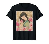 Disney Mulan Floral T-Shirt T-Shirt