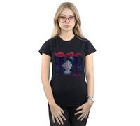 Disney Women's Mulan Geisha Face Cotton T-Shirt in Black | Size: Medium Disney Black M