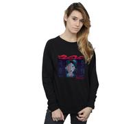 Disney Women's Mulan Geisha Face Sweatshirt in Black | Size: Small Disney Black S