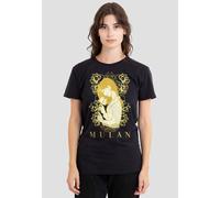 Disney Women's Mulan Golden Garden T-Shirt, Black | Size: Medium Disney Black M