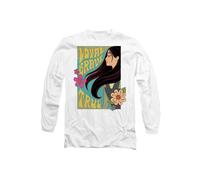 Disney Mulan Loyal Brave True Profile Long Sleeve T-Shirt, White White