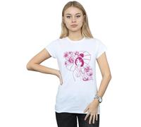 Disney Mulan Mono Magnolia Cotton T-Shirt In White White