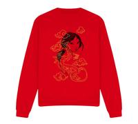 Disney Mulan Mushu Breezy Illustration Sweatshirt Red | Size: Medium Disney Red M