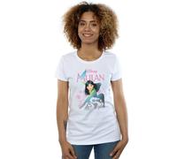 Disney Mulan My Own Hero Cotton T-Shirt In White White
