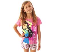 (9-10 Years) Disney Short Sleeve Short Leg Pyjama Set (Girls Pink)