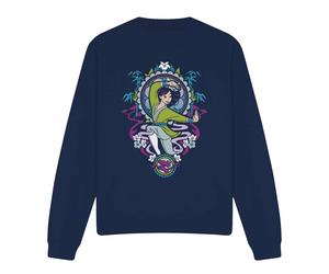 Disney Mulan Stained Glass Sweatshirt Navy Navy XL