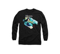 Disney Mulan Sword in the Wind Long Sleeve T-Shirt, Black | Size: Large Disney Black L