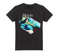 Disney Mulan Sword In The Wind T-Shirt Black Black XXL