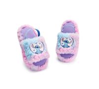 Disney Multicoloured Fluffy Ombre Stitch Character Slider Slippers Girls
