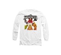 Disney Muppets Group Pose Long Sleeve T-Shirt, White | Size: 2XL Disney White 2XL