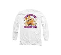 Disney Muppets Miss Piggy Time For My Close Up Long Sleeve T-Shirt, White | Size: XL Disney White XL