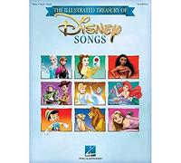 The Illustrated Treasury of Disney Songs - 7th Ed.: Piano-vocal-guitar