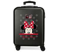 Disney My Pretty Bow Cabin Suitcase Black 38 x 55 x 20 cm Rigid ABS Side Combination Closure 34L 2.7 kg 4 Wheels Double Hand Luggage