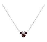 Disney Jewellery Disney Minnie Mouse CZ January Birthstone Necklace 0.7 x 0.7cm, 40-45cm