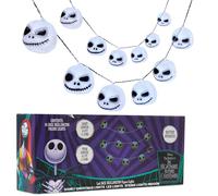 Disney Nightmare Before Christmas 3D LED String Lights, 10 Pcs Battery-Powered Fairy Lights Kids Teenagers Adults, Halloween Decorations & Accessories (White Nightmare Before Christmas)