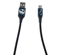 Quest | Nightmare Before Christmas 6ft USB-A To Type-C Braided Charging Cable Jack Bats