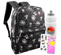 DISNEY Nightmare Before Christmas Backpack for Kids - Bundle with 16