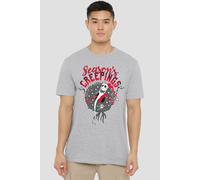 Disney Nightmare Before Christmas Holiday Chills T-Shirt, Athletic Heather in Light Grey | Size: 2XL Disney Light Grey 2XL
