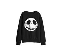 Disney Nightmare Before Christmas Jack Skellington Head Kids Sweatshirt, Black | Size: 5-6 Years Disney Black 5-6 Years
