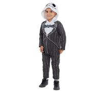 Disney Nightmare Before Christmas Jack Skellington Infant Baby Boys Zip Up Coverall 6-12 Months
