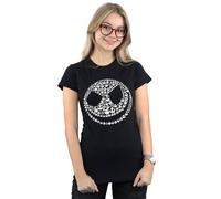 Disney Nightmare Before Christmas Jack Skull Collage Cotton T-Shirt In Black Black