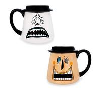 Disney Nightmare Before Christmas Mayor Faces 3D Ceramic Mug | Holds 20 Ounces