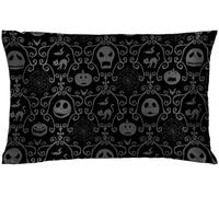 Disney Nightmare Before Christmas Satin Pillowcase - Standard Size 50x75 Black Premium Pillow Cover