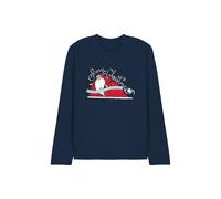 Disney Nightmare Before Christmas Scary Christmas Long Sleeve T-Shirt, Navy | Size: 2XL Disney Navy 2XL