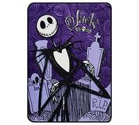 Disney Nightmare Before Christmas Throw Blanket - Nightmare Before Christmas Plush Fleece Throw Jack Skellington Throw Blanket (Jack Skellington)
