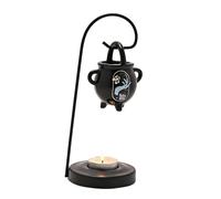 Disney Nightmare Before Christmas Wax Melt Burner - Deadly Nightshade Cauldron Design with Metal Stand - Black Ceramic Wax Warmer for Home Fragrance - Spooky Decor & Gift for Fans