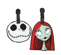 Peers Hardy - Disney Nightmare Before Christmas White, Black & Red 2 Piece Luggage Tags