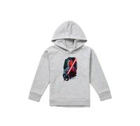 Disney Obiwan Kenobi Reva Painted Youth Kids Pull-Over Hoodie, Athletic Heather in Grey | Size: 12-13 Years Disney Grey 12-13 Years