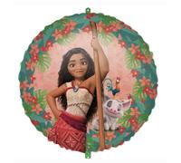 Disney Oceania 18" Round Balloon with Ribbon, Weight, Sticker - Tropical