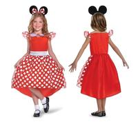 Disney Official Classic Mickey Mouse Costume Kids Includes Headband - Made with Super Soft Material - Christmas Mickey Mouse Halloween Fancy Dress for Kids and Toddlers, M