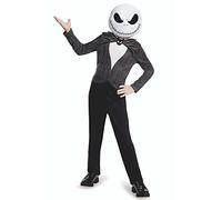 DISGUISE 141379L-EU-6 Jack Skellington Costume Fancy Dress, Boys, Multi, S (4-6 yrs)