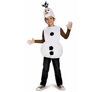 Disney Official Classic Olaf Costume for Kids, Children's Snowman Fancy Dress Up Outfit, Frozen World Book Day Costume for Boys Child S