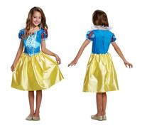 Disney Official Classic Snow White Costume Kids, Snow White Dress Up Outfit, Princess Costumes for Girls Fancy Dress, World Book Day Costumes for Girls Medium
