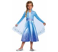 Disney Official Deluxe Frozen Elsa Dress Up, Princess Costume for Girls, Fancy Dress Outfit for World Book Day