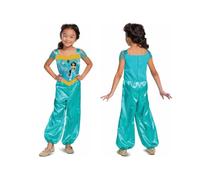 Disney Official Standard Princess Jasmine Costume Kids, Aladdin Costume Kids, Princess Jasmine Dress Up for Girls Fancy Dress Outfit, Arabian Princess Costume, Costume for Girls S