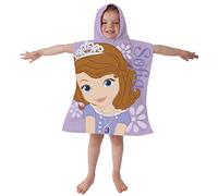 Disney Official Sofia the First Poncho Hooded Towel