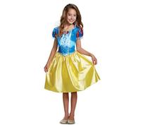 Disney Official Standard Snow White Costume Kids, Snow White Dress Up Outfit, Princess Costumes for Girls Fancy Dress, Costumes for Girls M